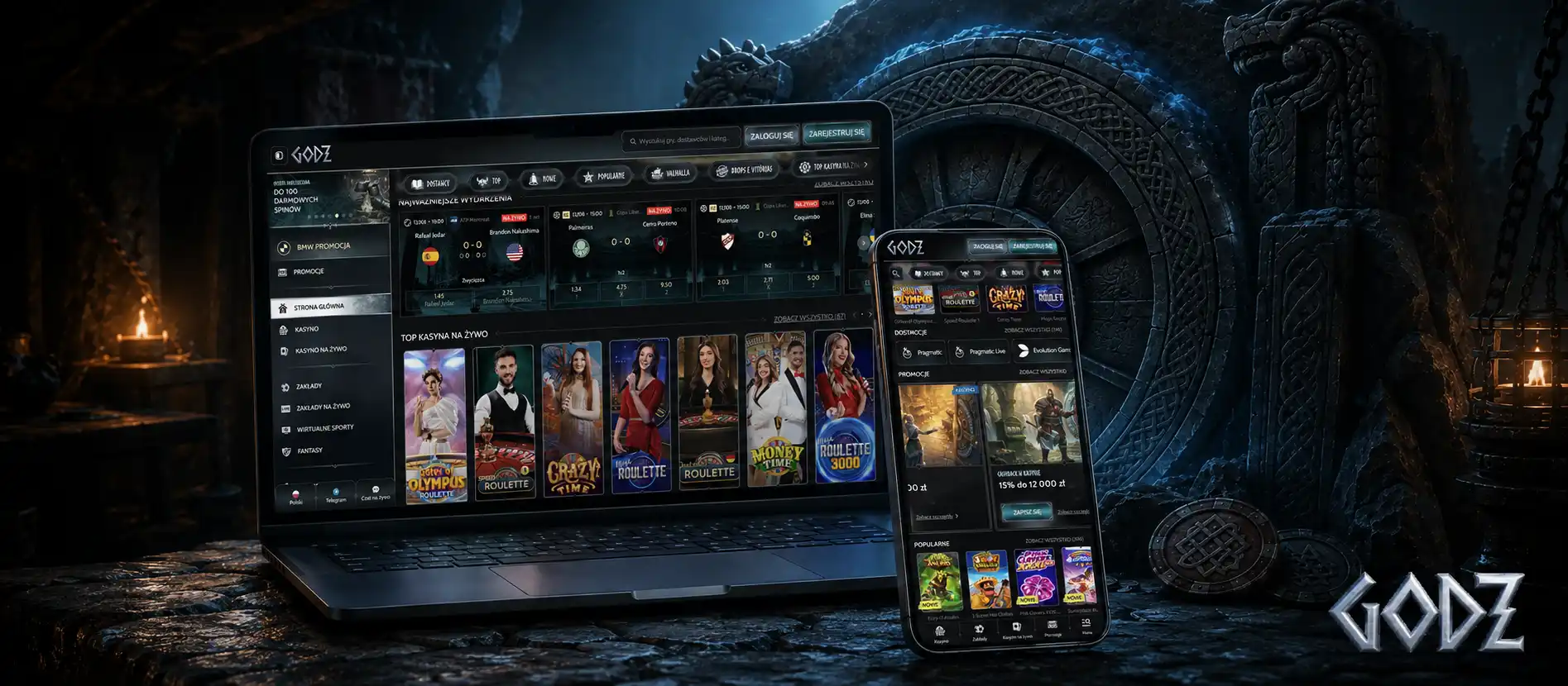 Jak zacząć grać na żywo w Godz Casino?